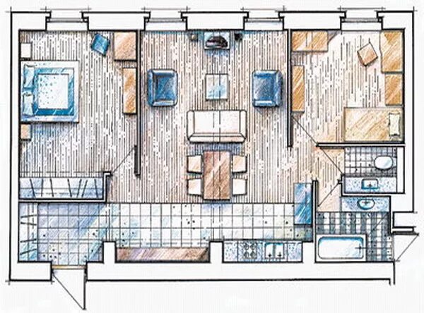 Планировка четырехкомнатной квартиры с 4 окнами. Функционально-архитектурная планировка жилища. План городской квартиры конца 19 века. Планировка линейной двушки.