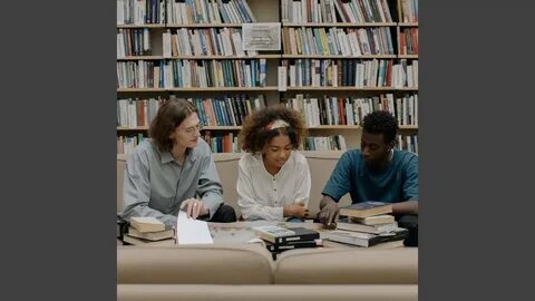 There are students in the library