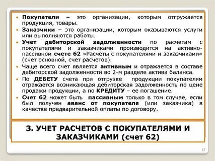 Аналитический учет расчетов с покупателями и заказчиками