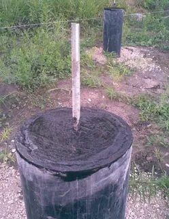 Сваи из рубероида