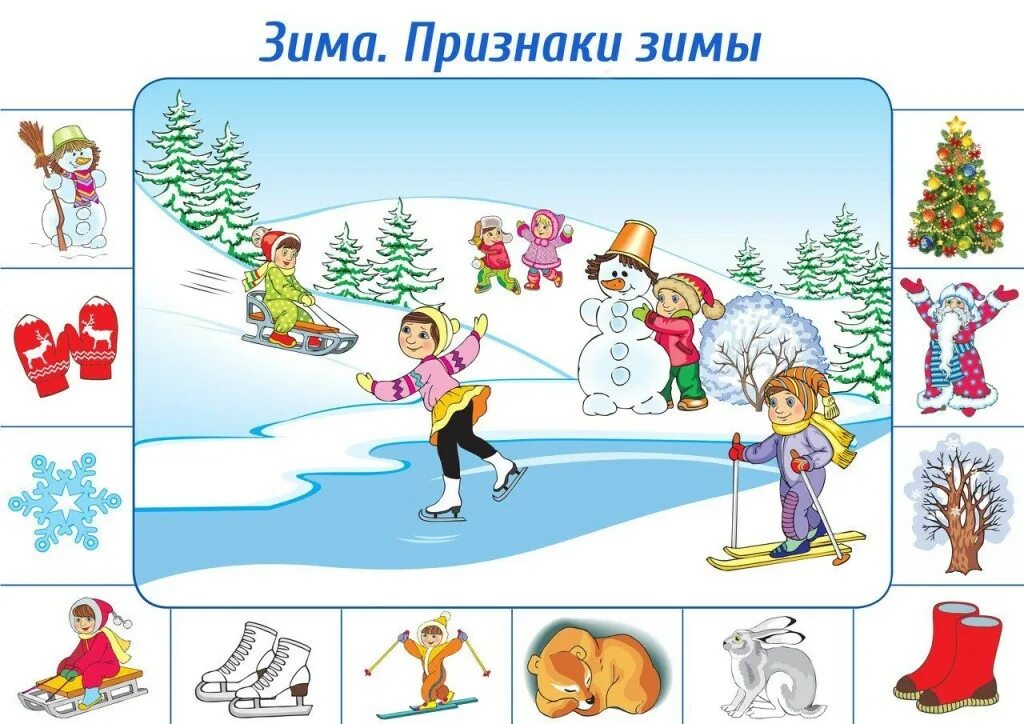 Окружающий мир зимние забавы
