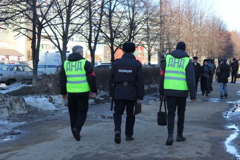 Пример охраны общественного правопорядка