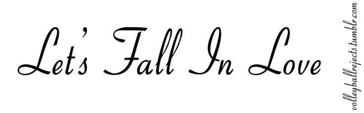 Let it fall. Let it fall