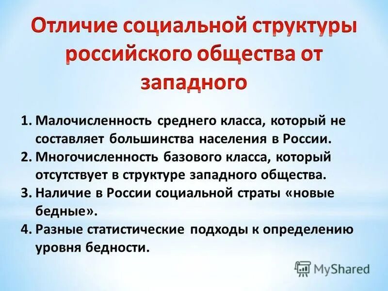 Классы в современных западных обществах. Социальная структура современного российского общества. Социальная стратификация современного Западного общества.