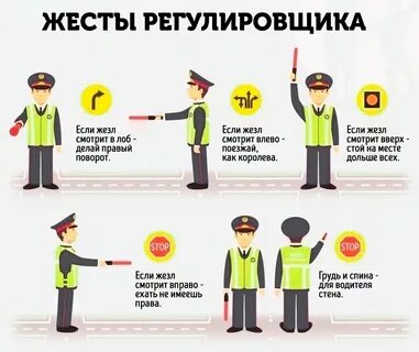Как легко запомнить регулировщика стих