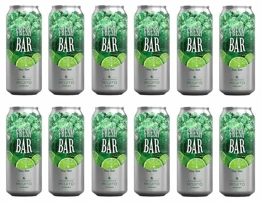 Фреш бар мохито. Напит газ fresh bar мохито ж/б 0,45л. напиток fresh bar в жб. мохито фреш жб.