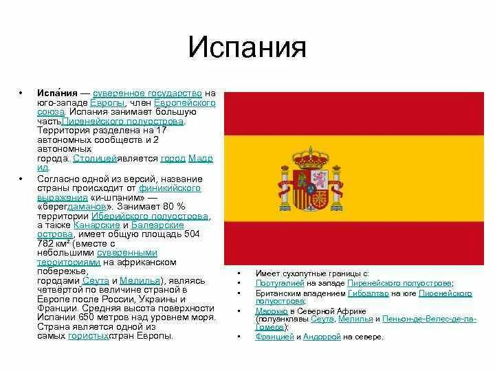 Испания правление страной. Испания презентация. Испания Тип государства. Испания полное название государства. Испания Союз.