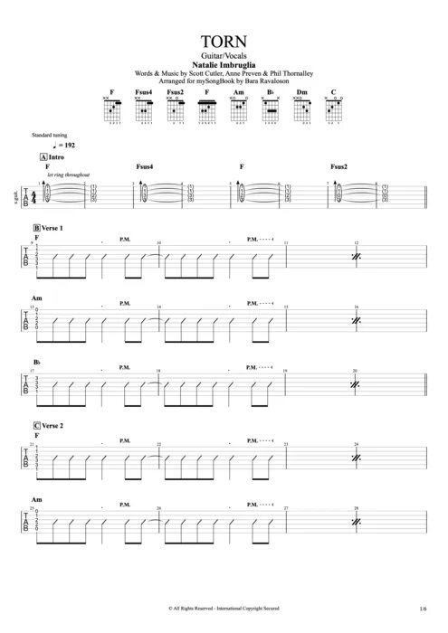Torn tabs. Torn tabs