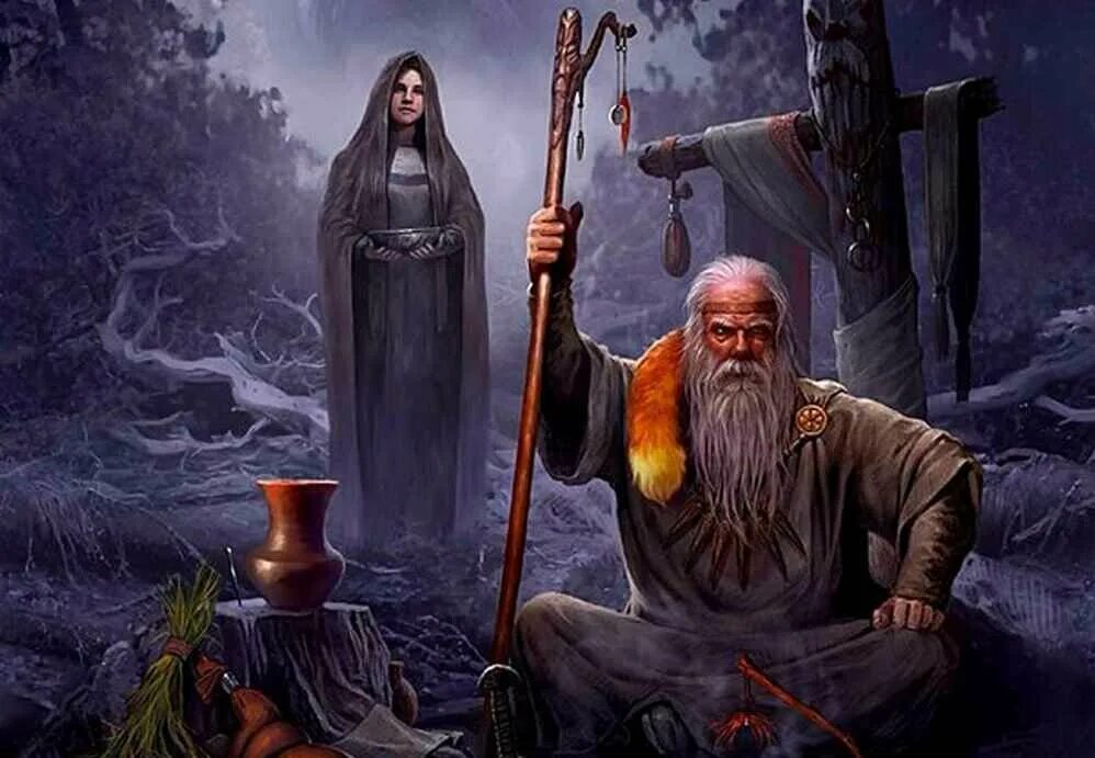 рунический став лишить мага силы. враг колдуна.