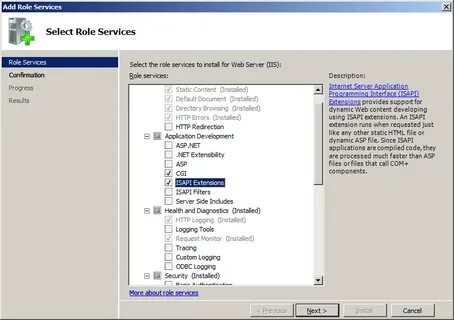 Server extensions