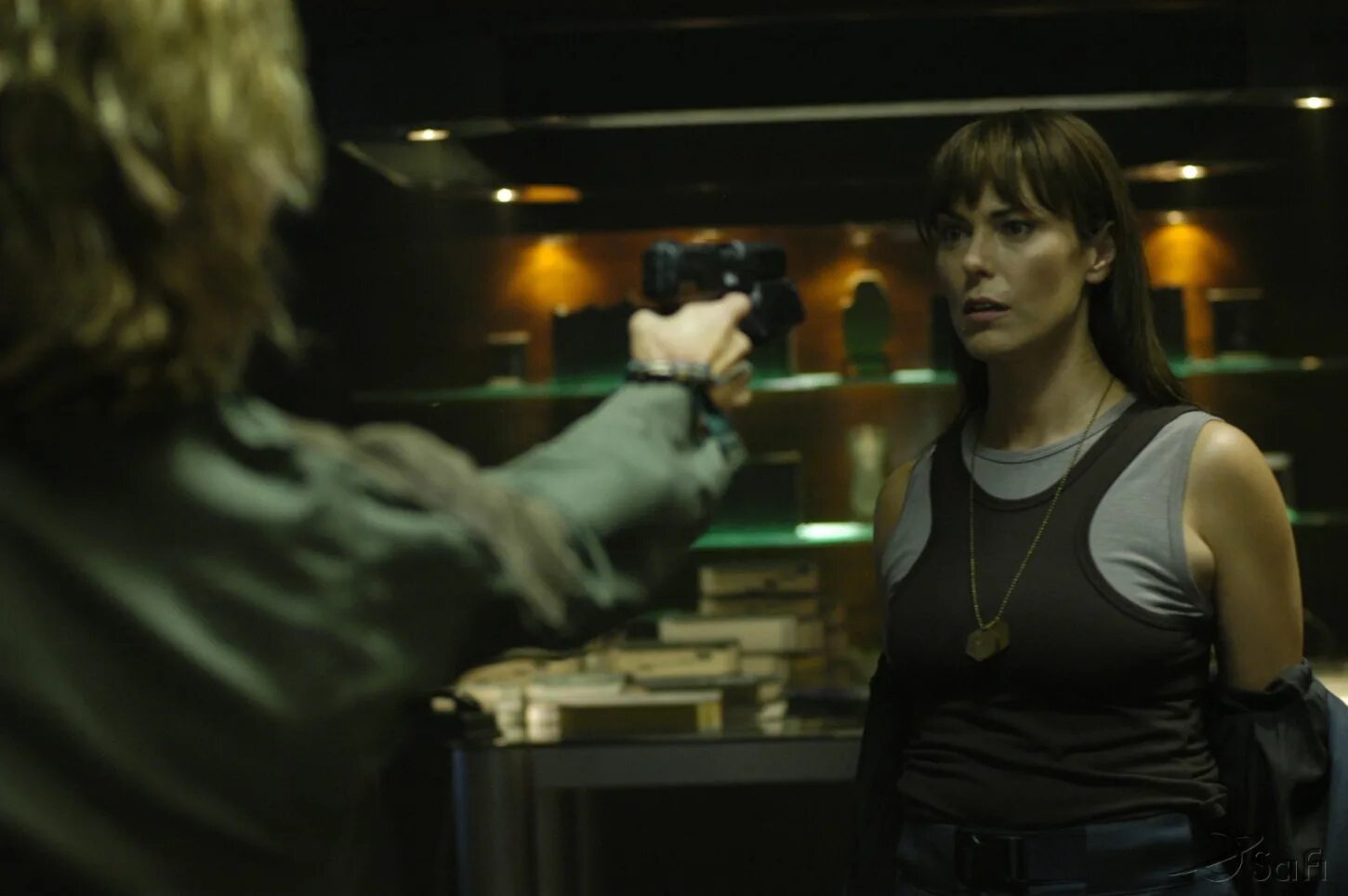 триша хелфер звездный крейсер галактика сериал. звёздный крейсер галактика перехватчик. звёздный крейсер «галактика» сериал кадры. звездный крейсер галактика 2 сезон. Battlestar galactica сериал.