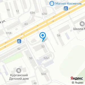 Гостиницы кургана на карте