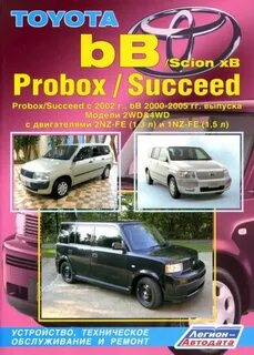 TOYOTA Toyota bB Probox Succeed, с 2000 по 2005 г., Probox, Succeed с 200...