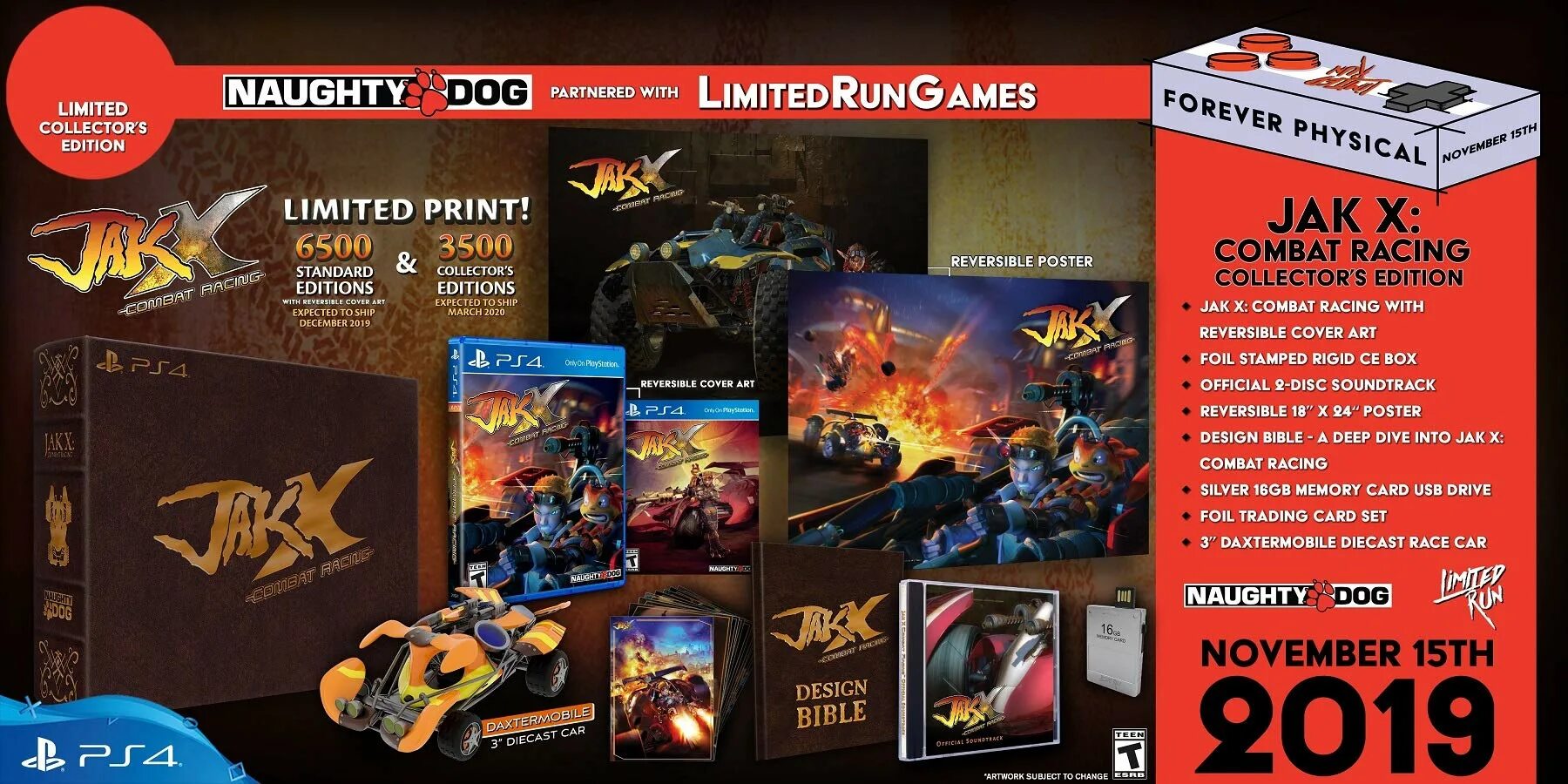 Limit run game. Jak x Combat Racing ps4. Лимитед РАН геймс. Игры от Limited Run на ps4. PLAYSTATION 4 games Combat.