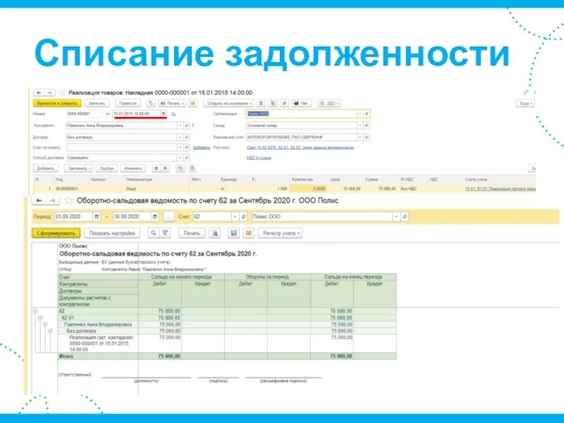 1с задолженность поставщиков. Списание задолженности. Стоимость списания долгов. Процедура списания долгов. Как списать долги.