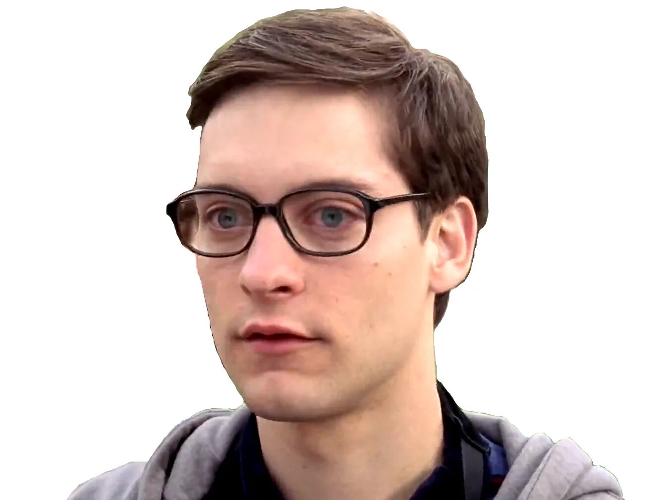 Peter eggers. Peters man. Винсент картайзер пугало. Питер паркер тоби магуайр в очках. Тоби магуайр человек паук в очках.