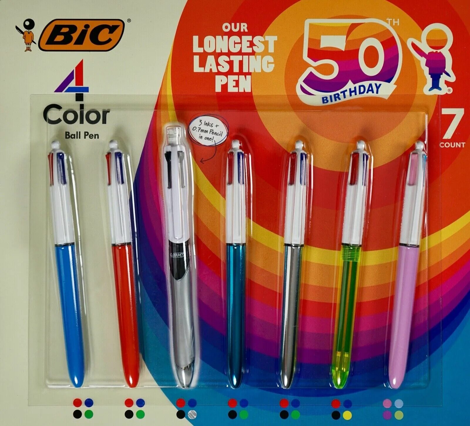 Fun pen. 4 Цветная ручка BIC. Ручка шариковая BIC 4 цвета. BIC ручки 4 цвета. Ручка БИК разноцветная.