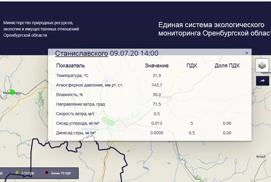 Министерство природных ресурсов оренбургской области сайт