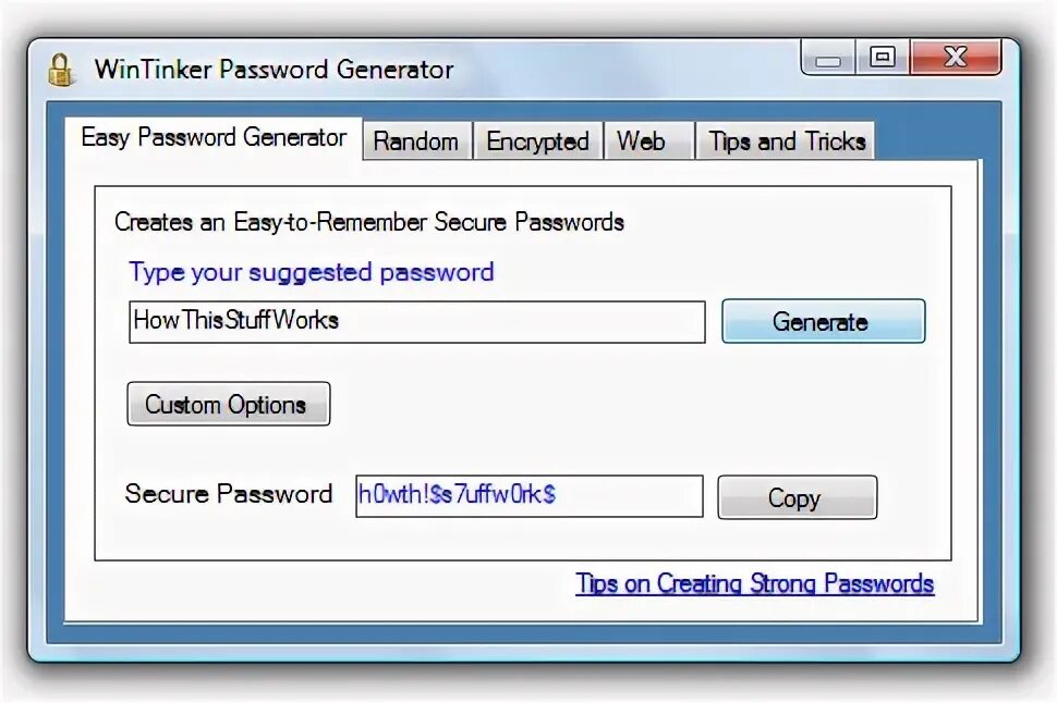 Password gen