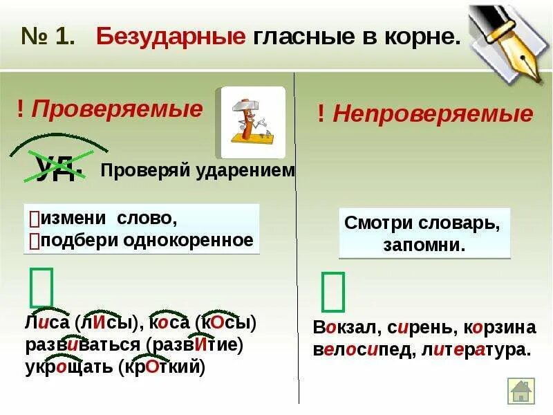 Слова с непроверяемым ударением. Правописание правиряемвх и не проверяемых безударных гласных. Правописание безударной гласной проверяемой ударением пример. Правила проверяемые непроверяемые гласные в корне. Безударные гласные в корне не проверяемые ударением примеры.