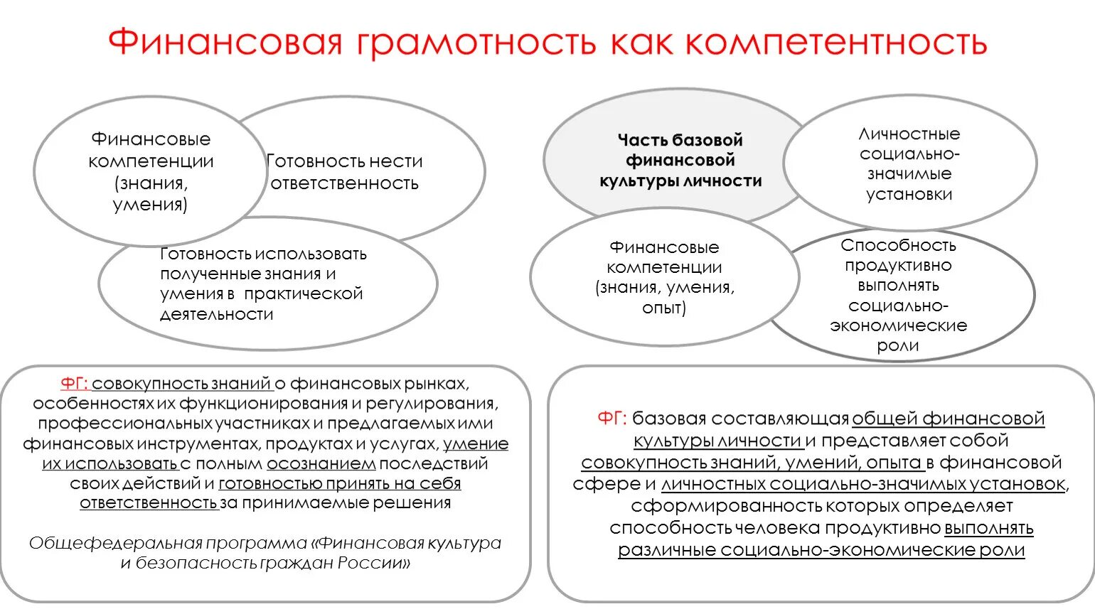 Различия между финансовой культурой и финансовой грамотностью. Финансовые компетенции. Навыки финансовой грамотности. Рамка компетенций по финансовой грамотности. Финансовая компетентность.