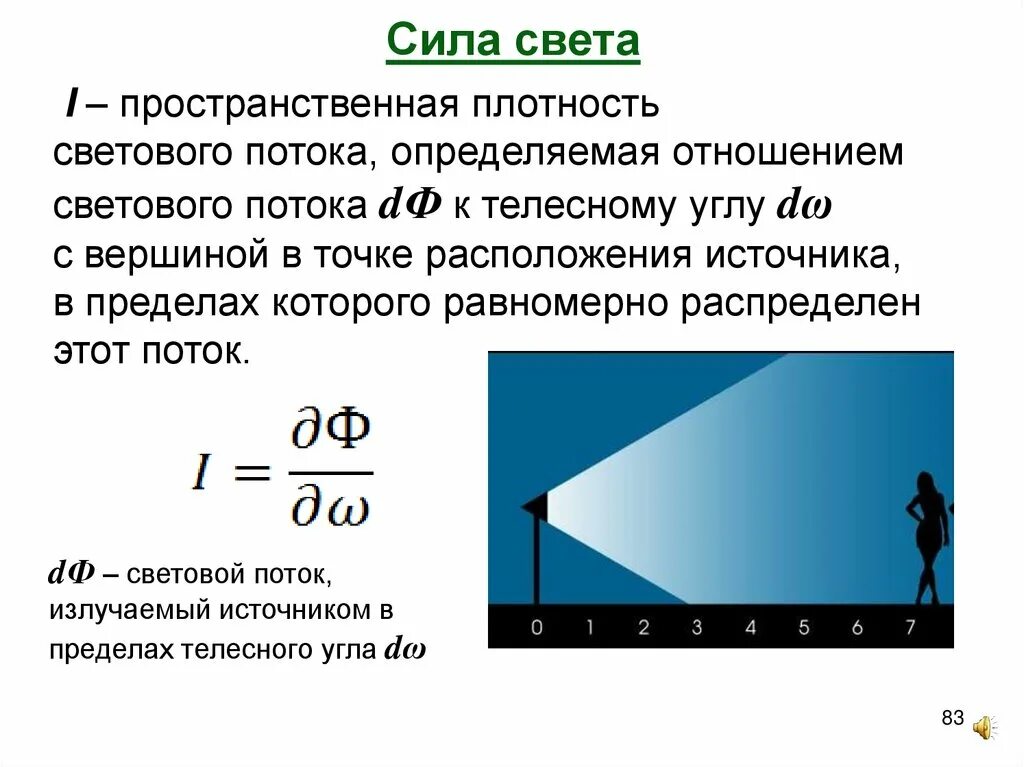 Какой свет называют точечным. Формула мощности световой энергии. Световой поток сила света освещенность. Единицы силы света освещенность световой поток. Сила света формула единица измерения.