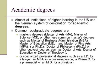 Institution of higher learning