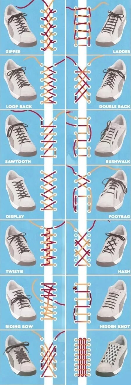 Шнуровка кроссовок hidden Knot. Зашнуровать кроссовки поэтапно. Красивая шнуровка ботинок. Шнуровка "кеды". Как завязать шнурки бабочкой