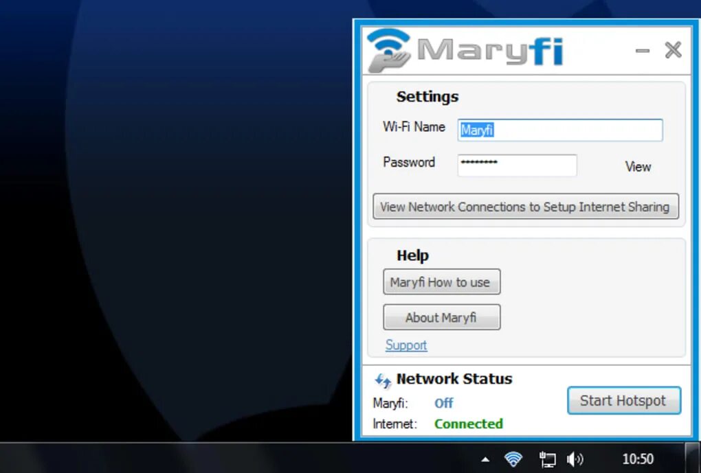 Internet setup