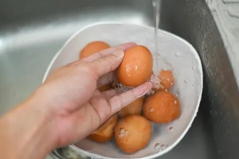 Хранения мытых яиц