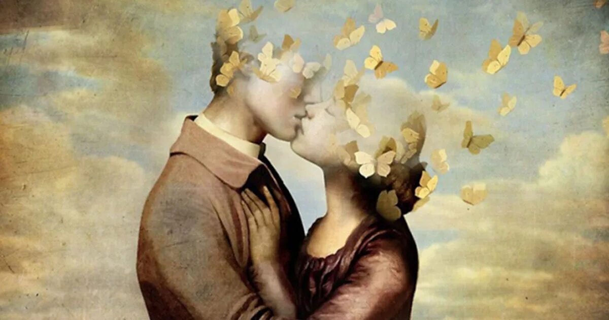 Двойственность отношения. Сюрреализм Christian Schloe. Кристиан Шлое картины. Кристиан Шлое бабочки. Картина "любовь".