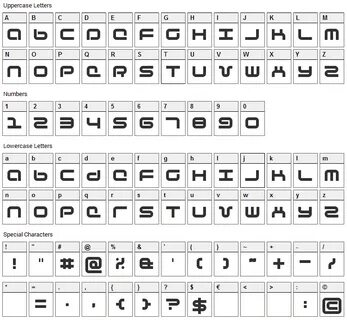 4 font