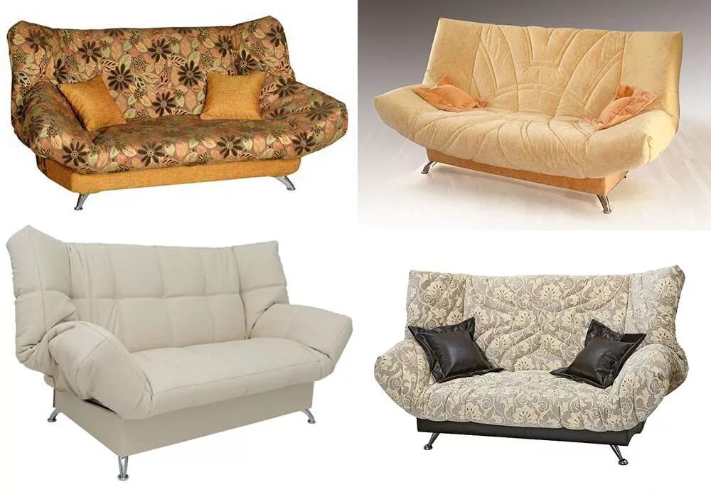 Диваны бывают. Механизм клик-кляк в диванах. Название диванов модели. Диван с механизмом клик. Различные типы диванов.