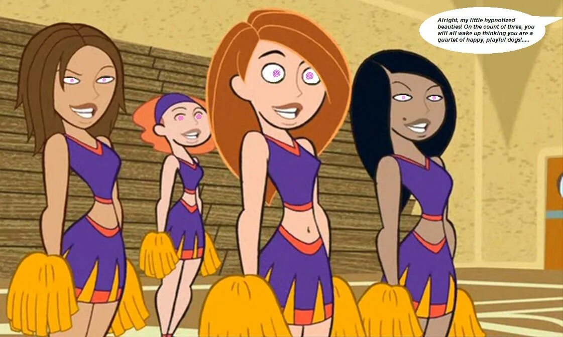 Комиксы 5 плюс. Kim possible черлидерши.