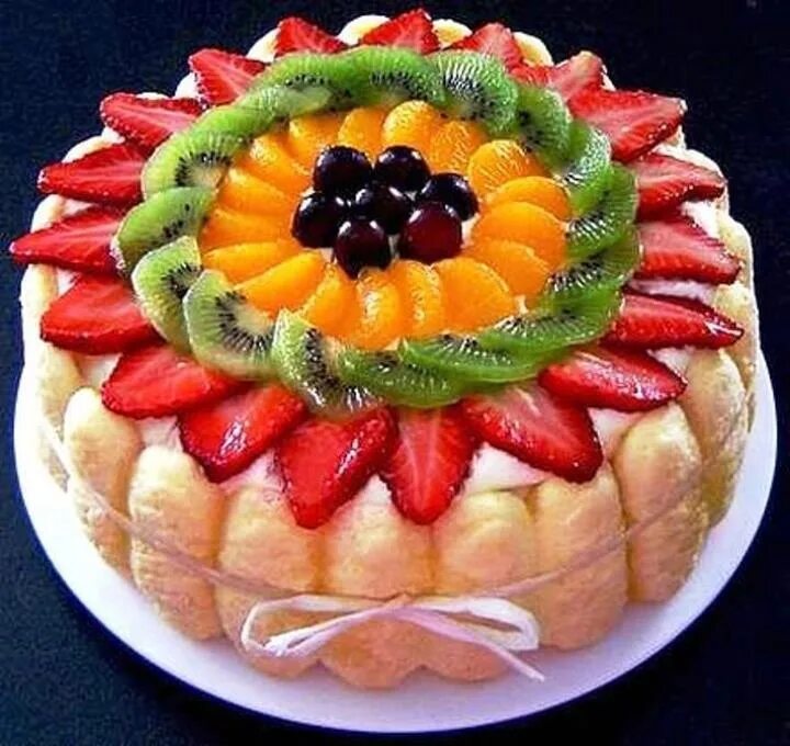 Pin by Mariani on Delicious Consumables Yummy cakes, Fruit cake, Fresh fruit cak