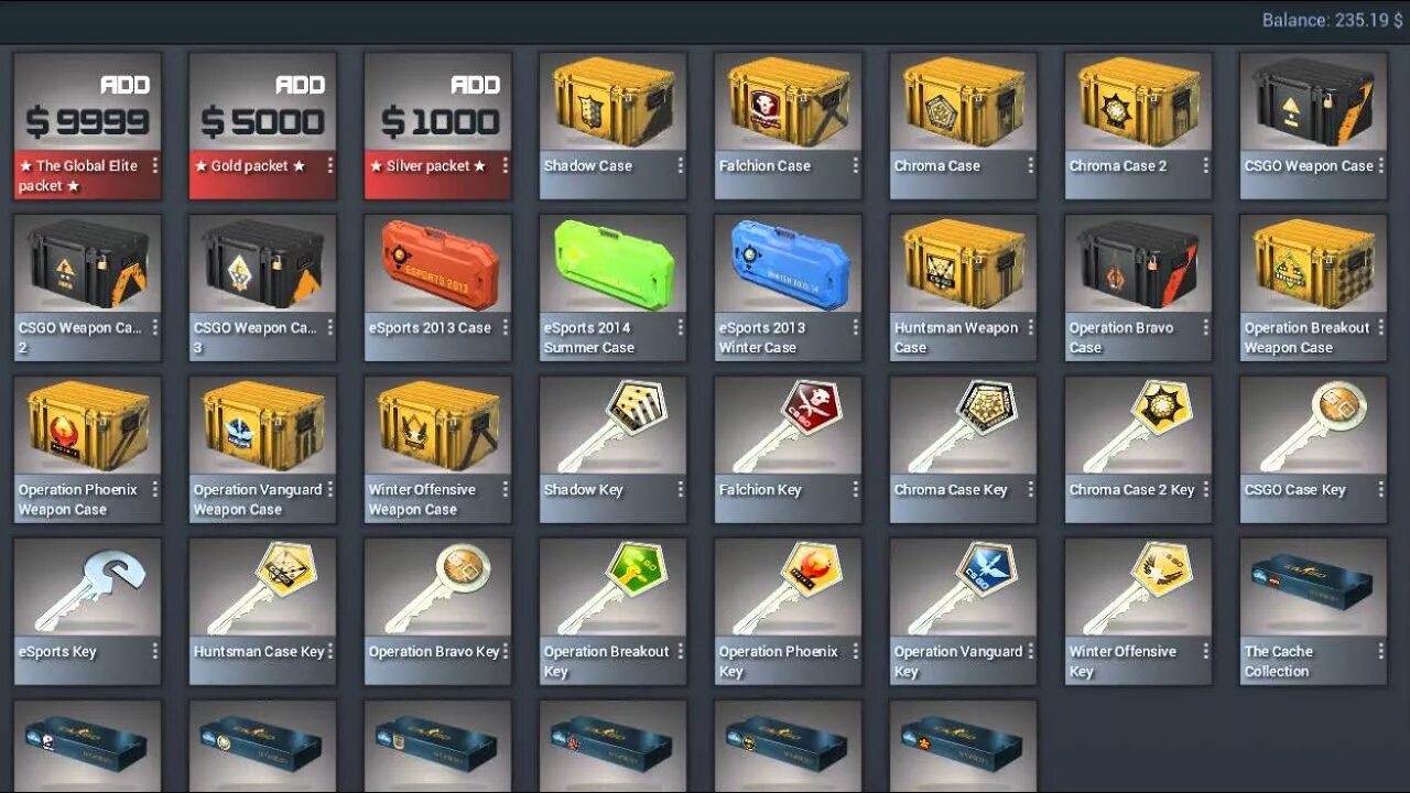 Breakout weapon case