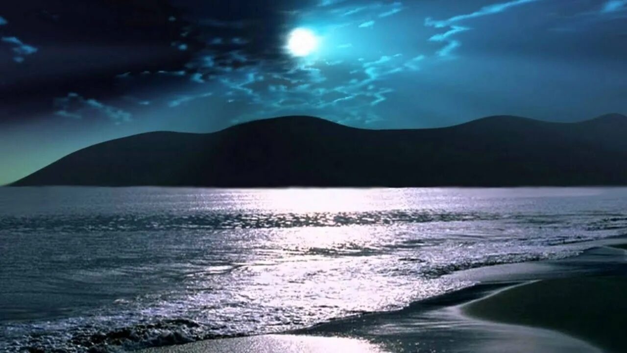 Моря и океаны. Океан. Темный экран для сна. Ночной шум моря. Black sea нырять от боли.