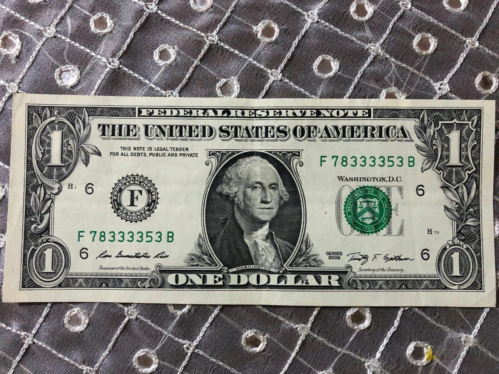 Банкнота 1 доллар США. Доллар 1993 года. 1 Доллар 1993. Доллар 1993 года фото.