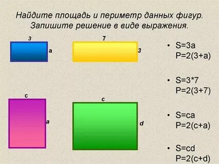 Как из периметра найти площадь прямоугольника