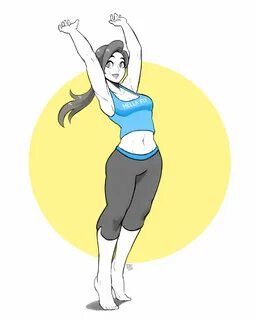 Wii fit trainer fan art