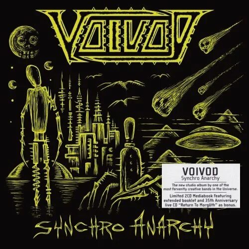 Песни 2022 альбомы. Voivod 2022. Voivod Synchro Anarchy 2022. Voivod Synchro Anarchy 2022 обложка. Обложки альбомов Voivod - 2022 - Synchro Anarchy (Ltd. Digibook ed.).