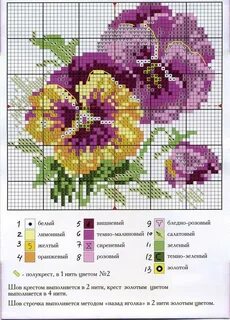 Фото цветы схемы