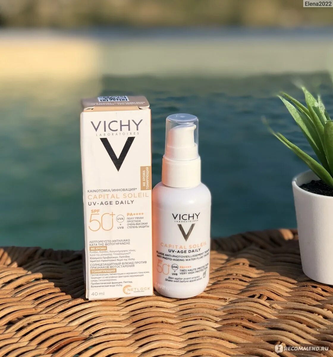 Солнцезащитный флюид Vichy. Vichy Capital Soleil SPF 50 флюид. Vichy Capital Soleil SPF 50 UV-age Daily. Vichy солнцезащитный флюид 30. Vichy uv age daily