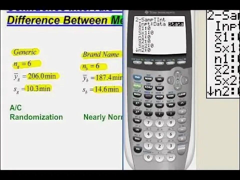 Calculating differences. Calculating differences