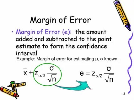 Be in error example