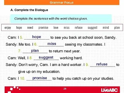 Complete the dialogue one sentence is extra