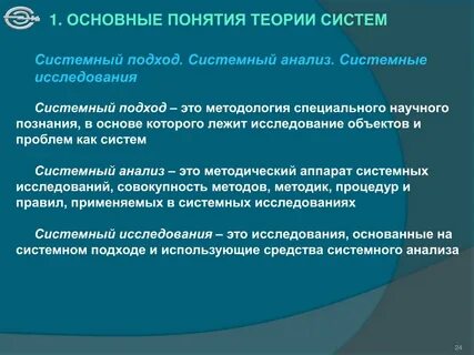 Общая теория систем и исследование систем