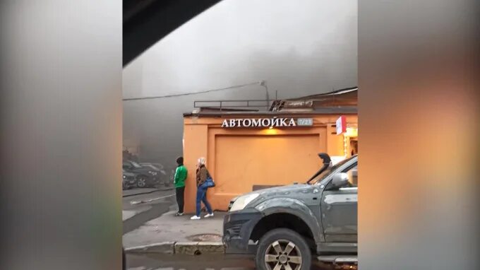 пожар шиномонтаж.