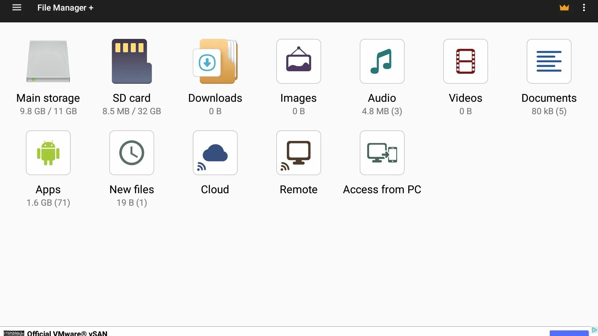 Android files net