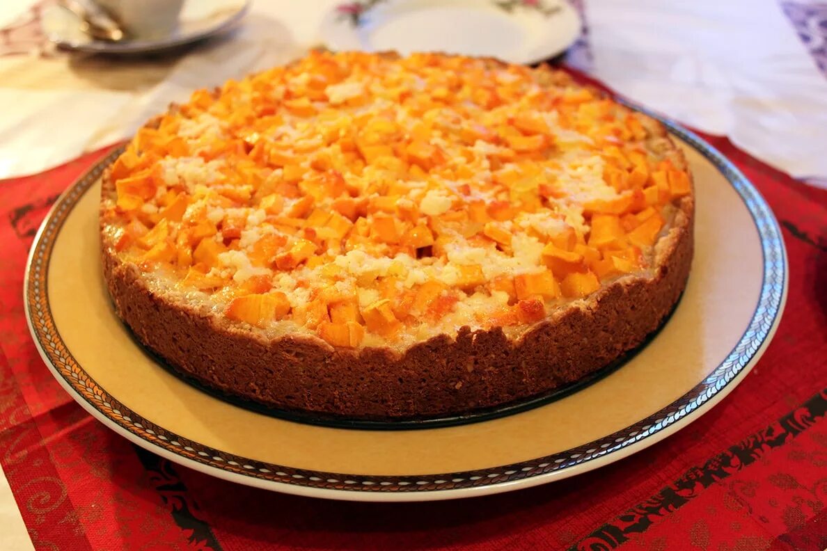 Тыквенный пирог с творогом. Пирог с тыквой и творогом. пирок с тыквой и творогом. пирог из тыквы и творога.